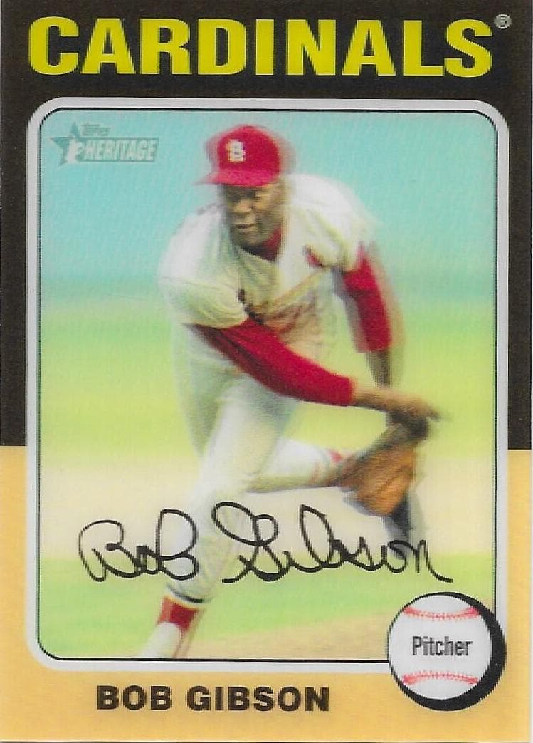 Bob Gibson 2024 topps Topps Heritage