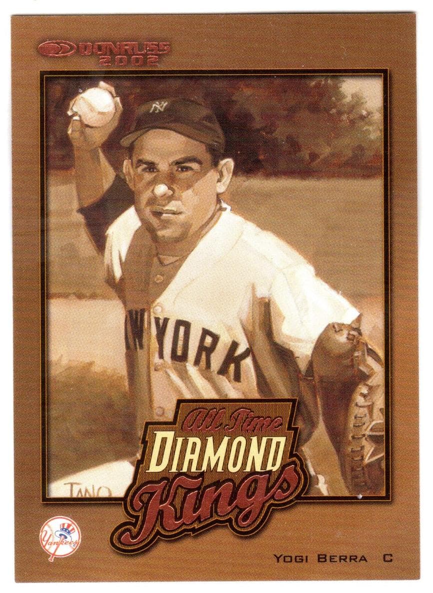 Yogi Berra 2002 panini Donruss