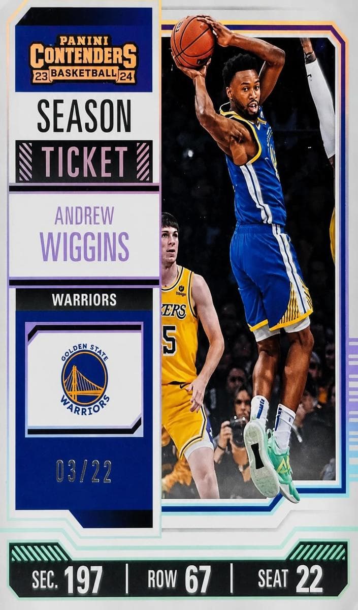 Andrew Wiggins 2023 panini Panini Contenders