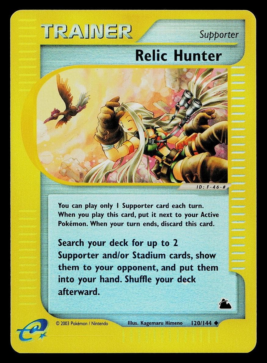 Relic Hunter trading card