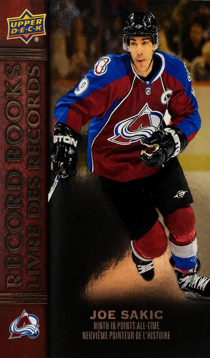 Joe Sakic 2023 upper-deck Tim Hortons Legends