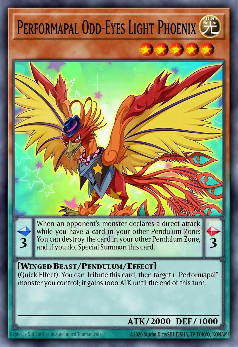 Performapal Odd-Eyes Light Phoenix #SHVI-EN003