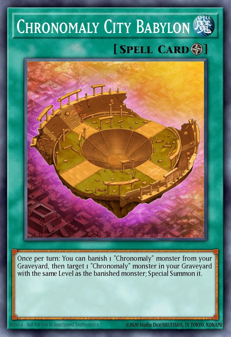 Chronomaly City Babylon #PGLD-EN008