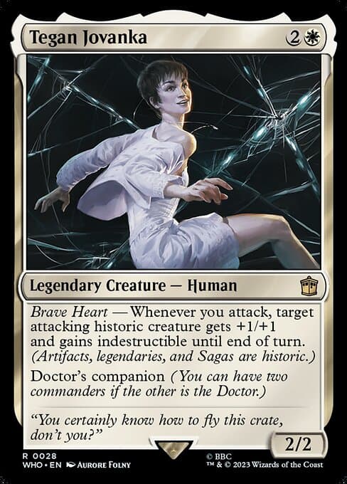 Tegan Jovanka 2023 Magic: The Gathering Doctor Who Foil