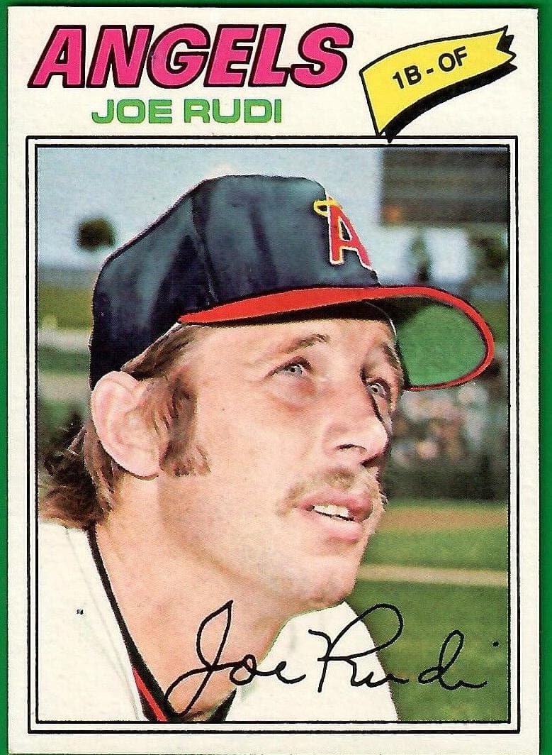 Joe Rudi 1977 topps Topps