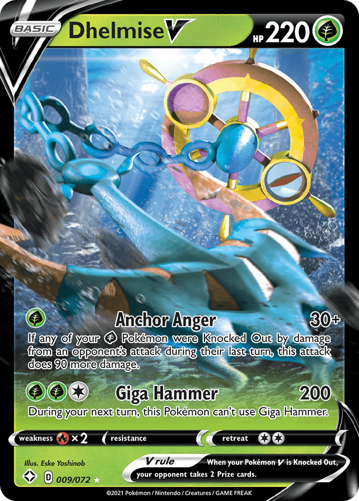 Dhelmise V 2021 Pokemon Shining Fates