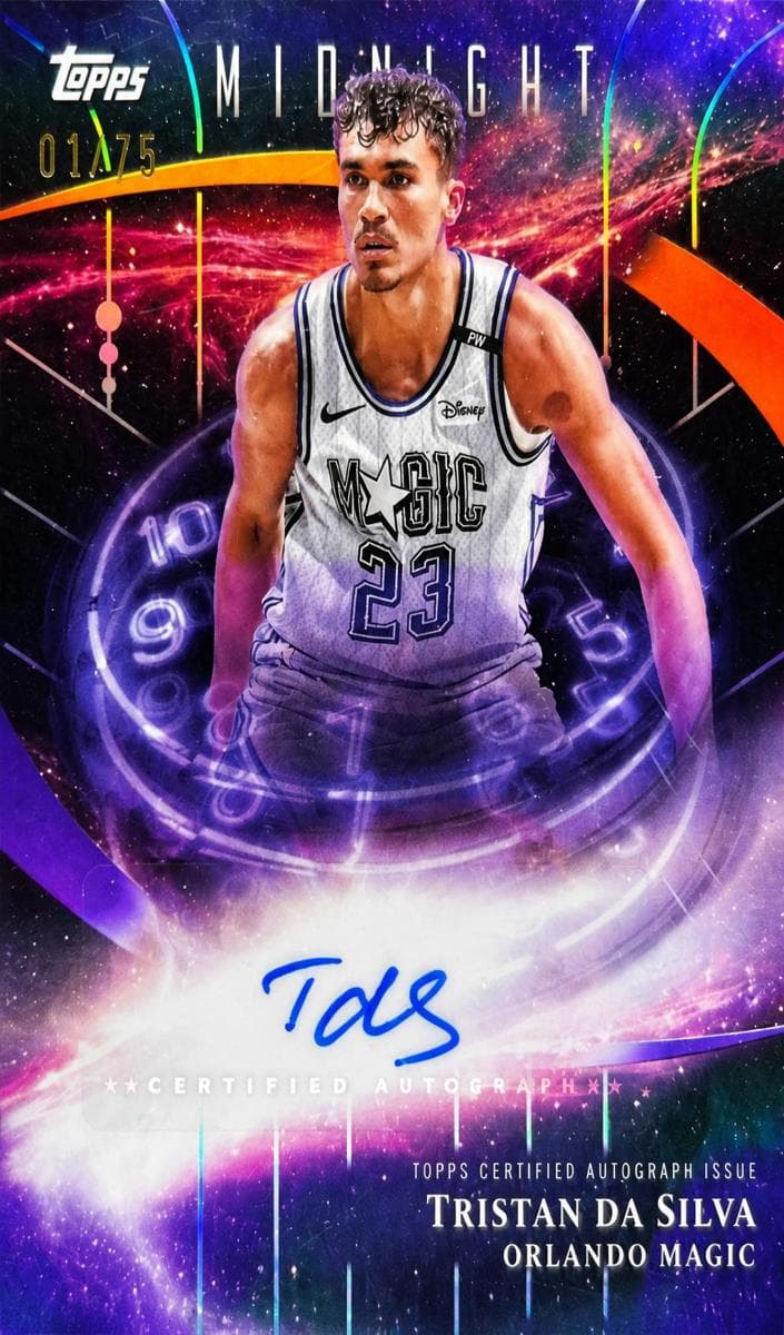 Tristan da Silva 2025 topps Topps Midnight