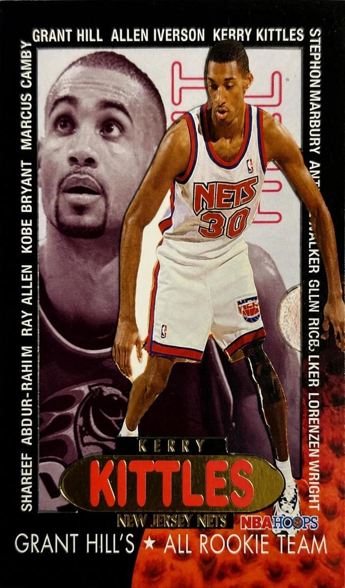 Kerry Kittles 1996 panini Hoops