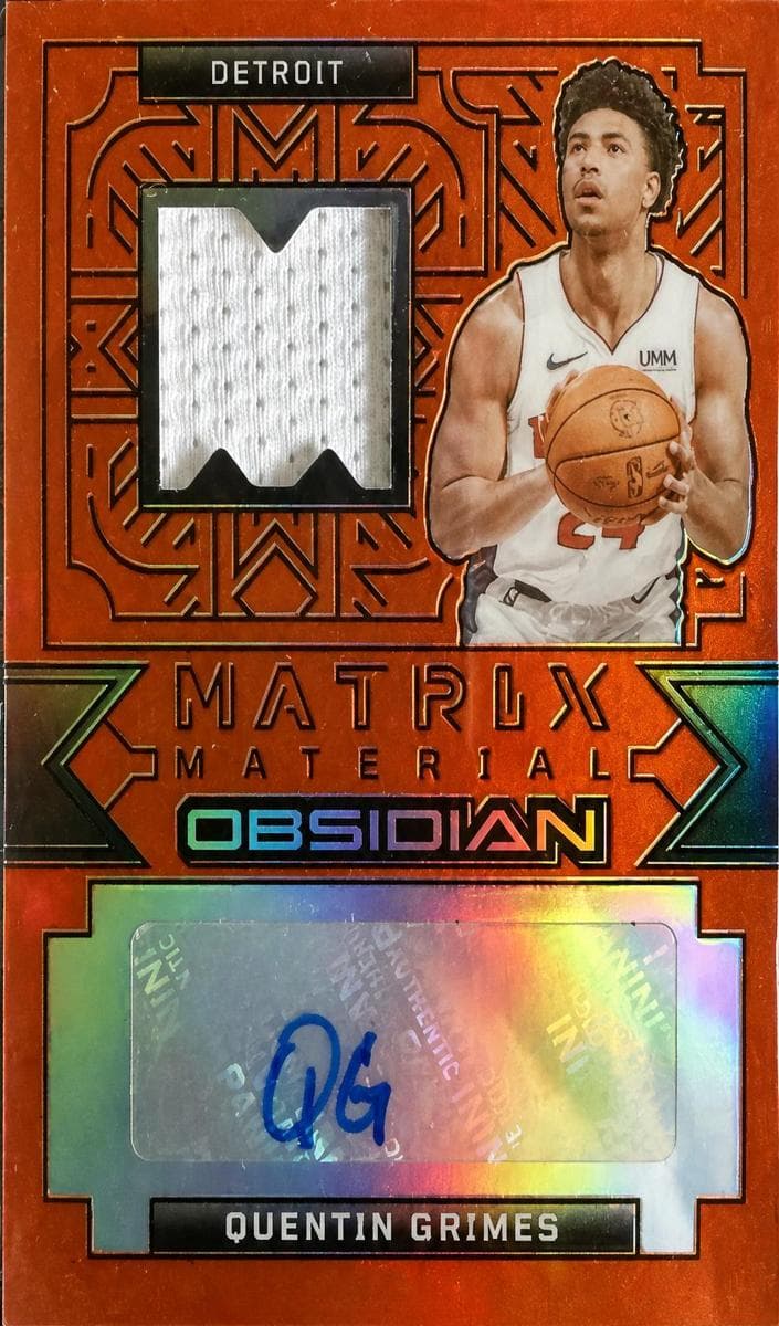 Quentin Grimes 2023 panini Obsidian