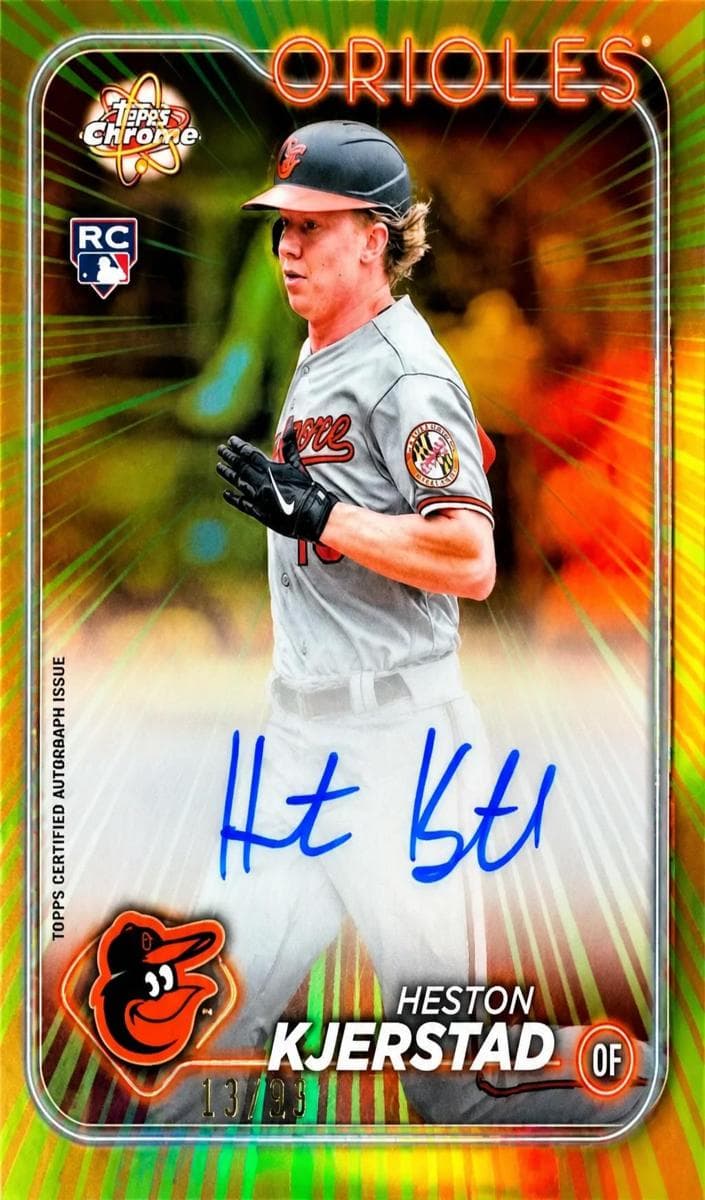 Heston Kjerstad 2024 topps Topps Chrome