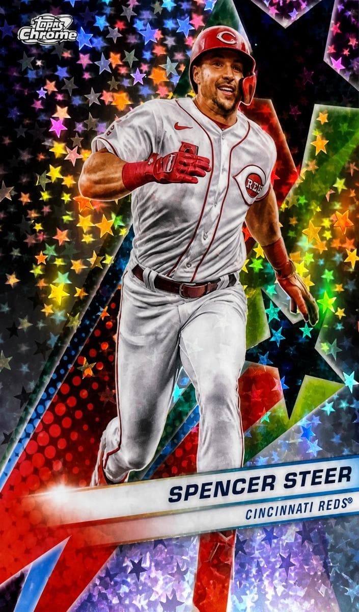 Spencer Steer 2024 topps Topps Cosmic Chrome