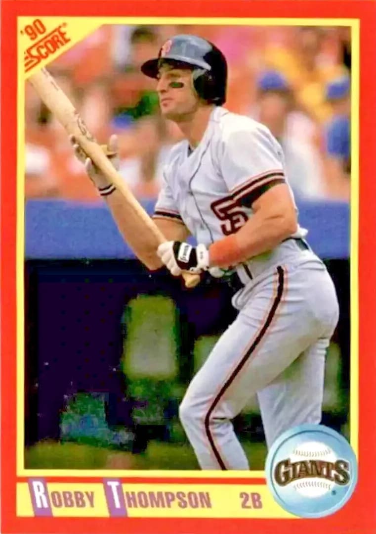 Robby Thompson 1990 panini Score