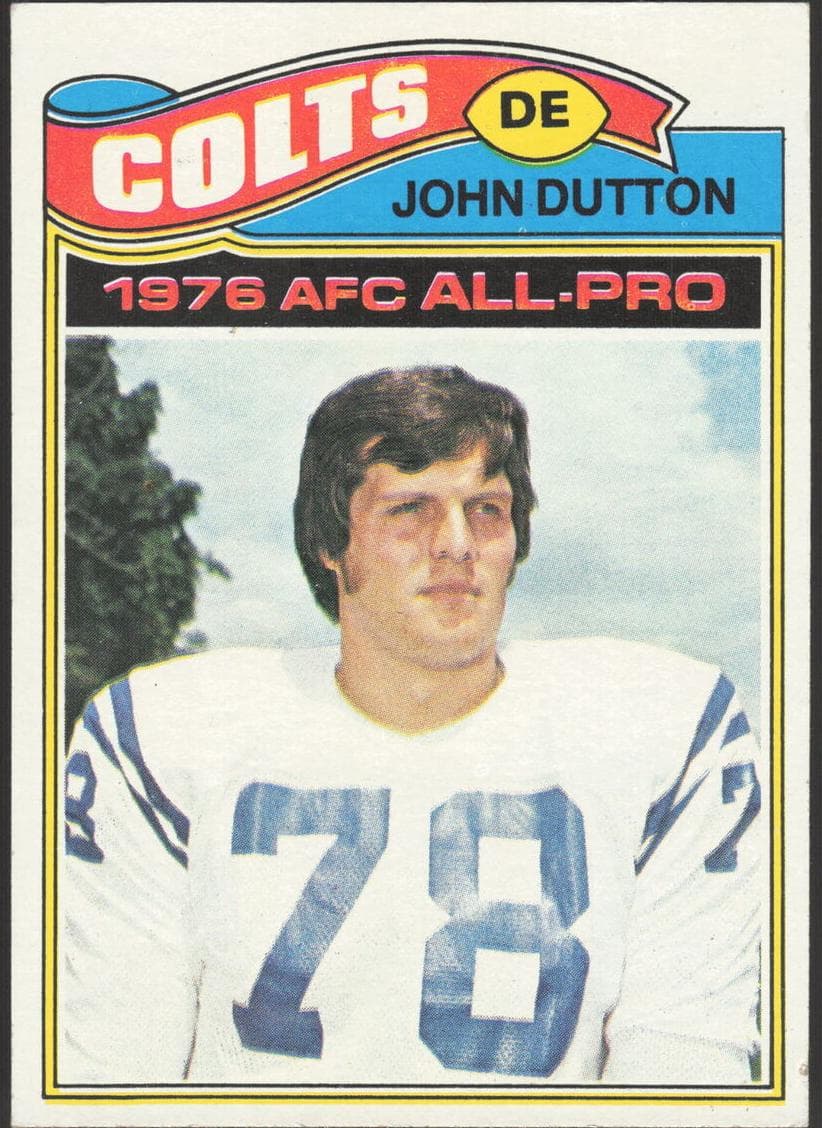 John Dutton 1977 topps Topps