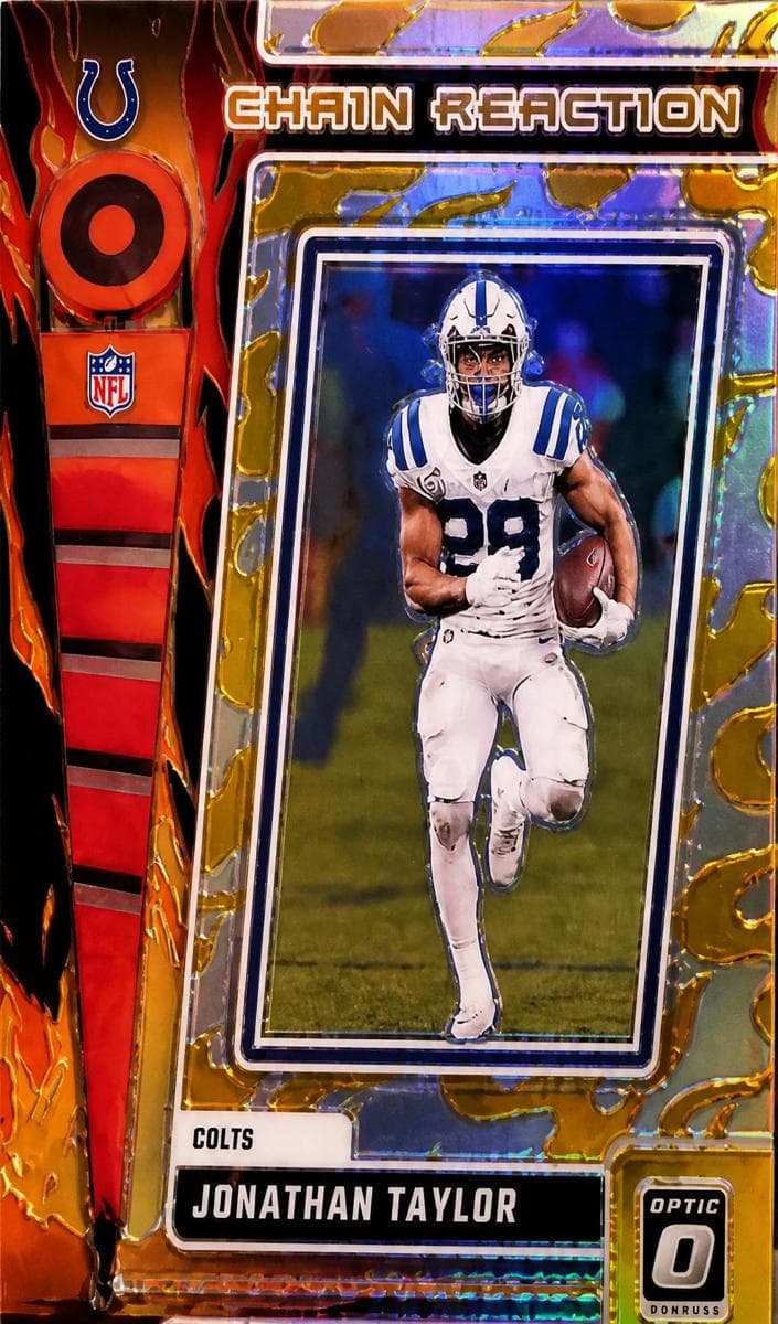 Jonathan Taylor 2023 panini Donruss Optic