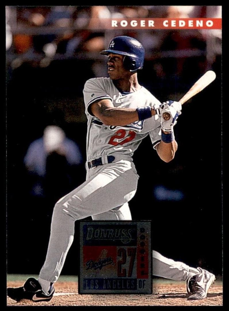 Roger Cedeno 1996 panini