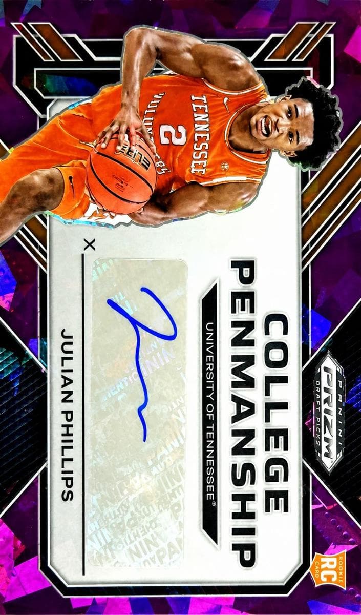 Julian Phillips 2023 panini Panini Prizm Draft Picks