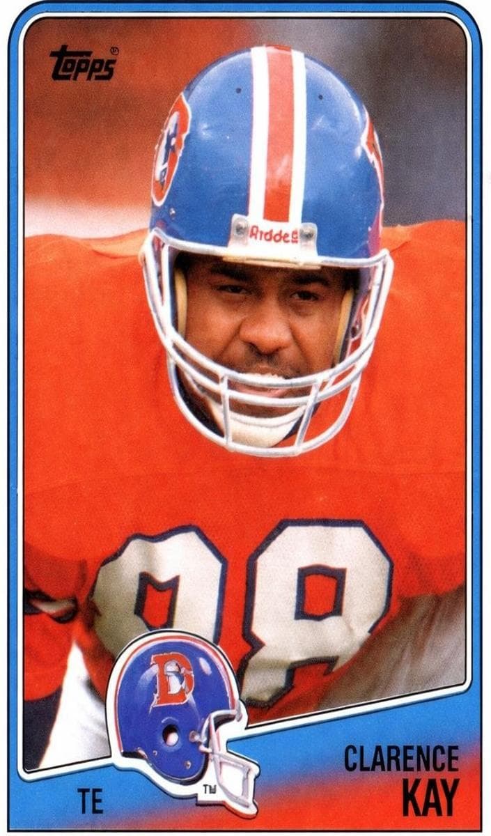 Clarence Kay trading card