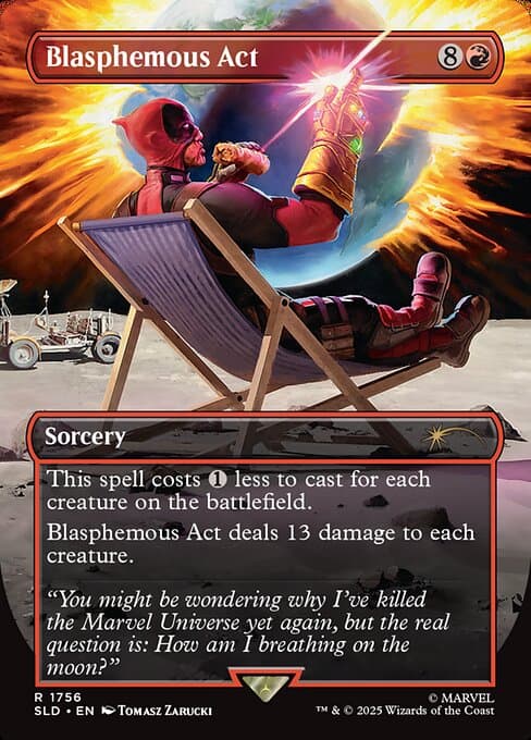 Blasphemous Act 2019 Magic: The Gathering Secret Lair Drop