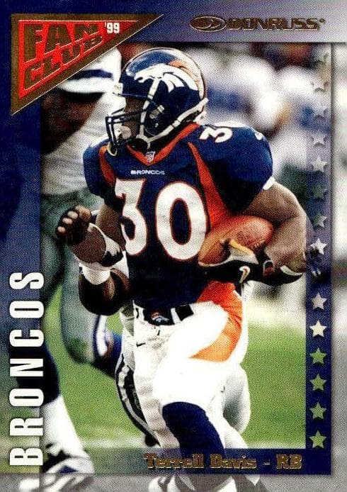 Terrell Davis 1999 panini Donruss