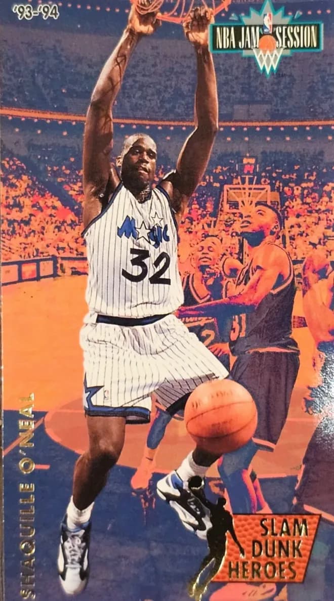 Shaquille O'Neal 1993 fleer Fleer