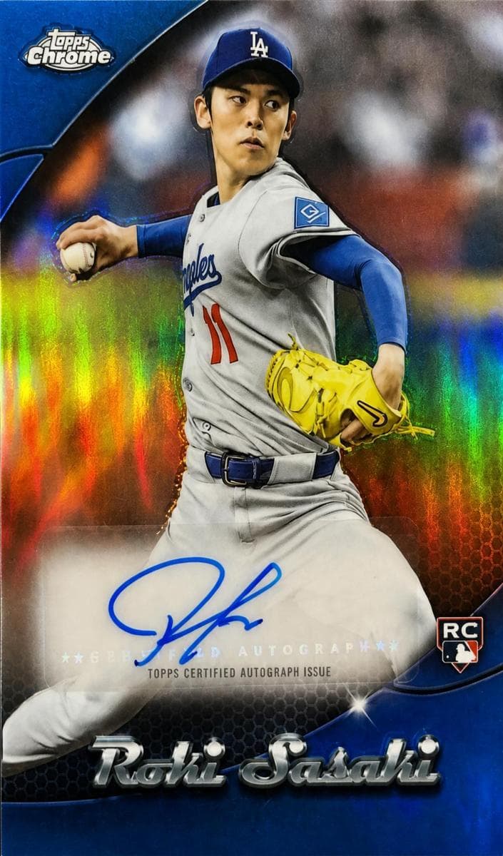 Roki Sasaki 2025 topps Topps Chrome Update