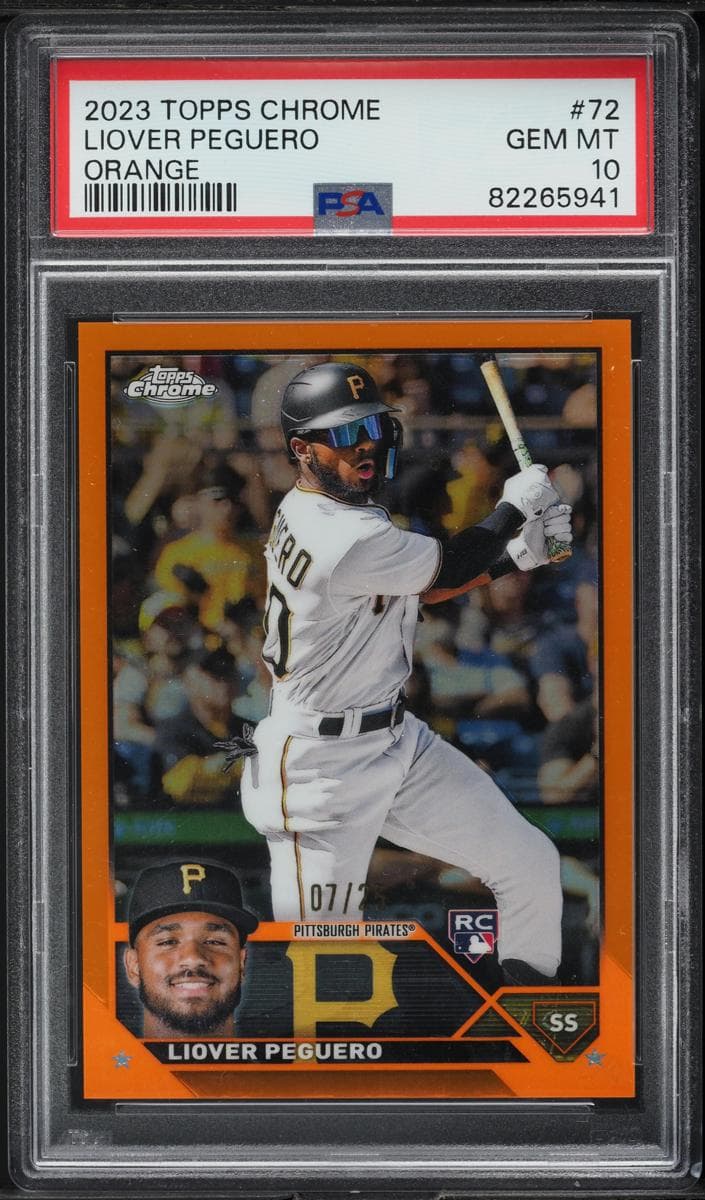 Liover Peguero 2023 topps Topps Chrome