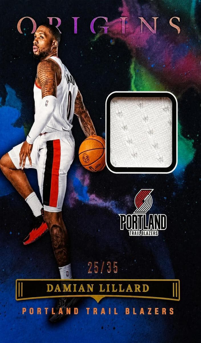Damian Lillard 2022 panini Panini Origins