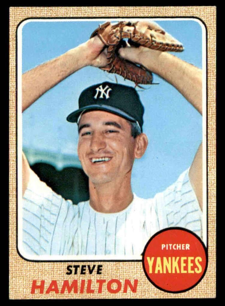 Steve Hamilton 1968 topps Topps