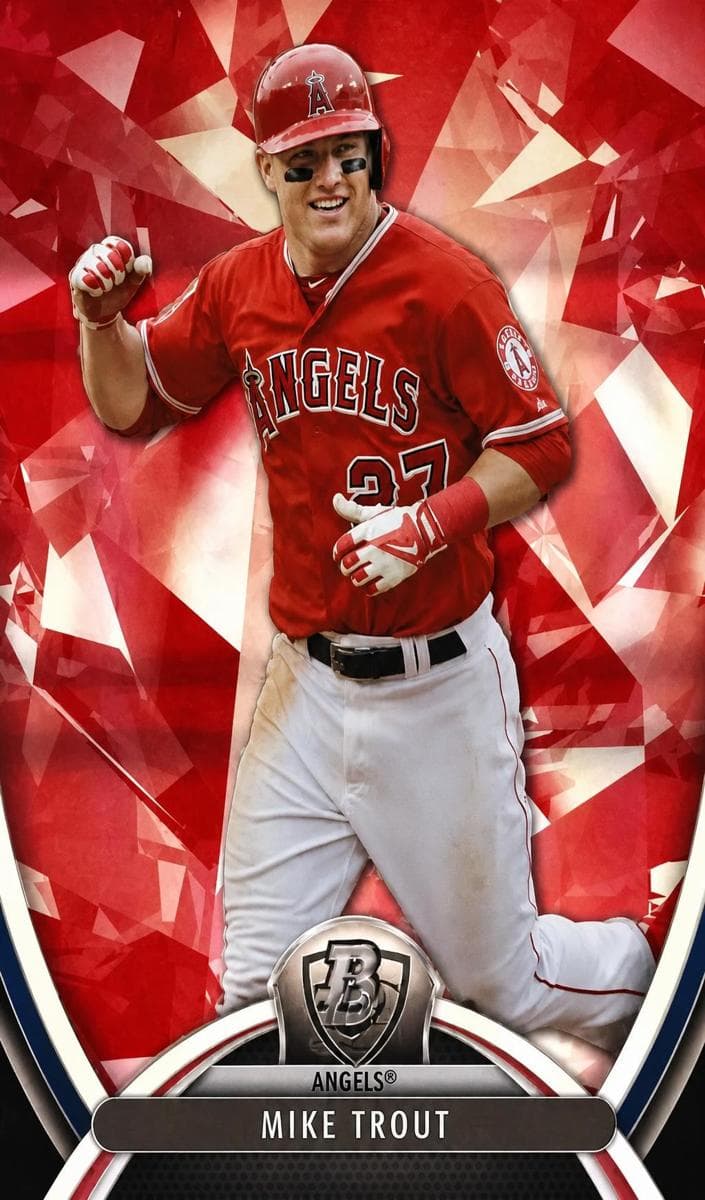Mike Trout 2013 bowman Bowman Platinum