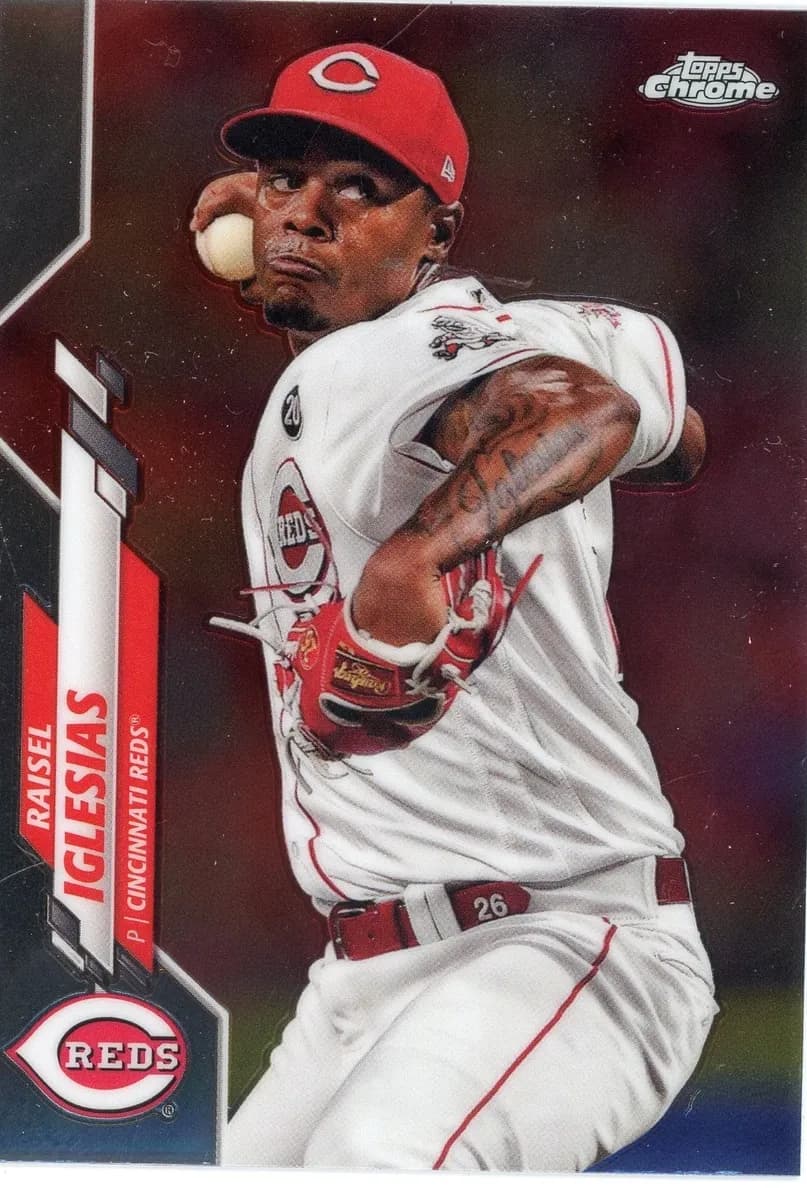 Raisel Iglesias 2020 topps Topps Chrome