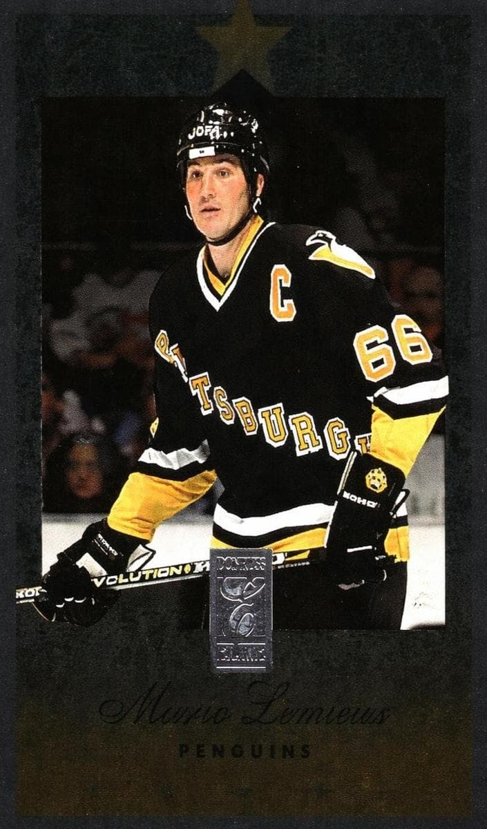 Mario Lemieux 1995 panini Donruss Elite