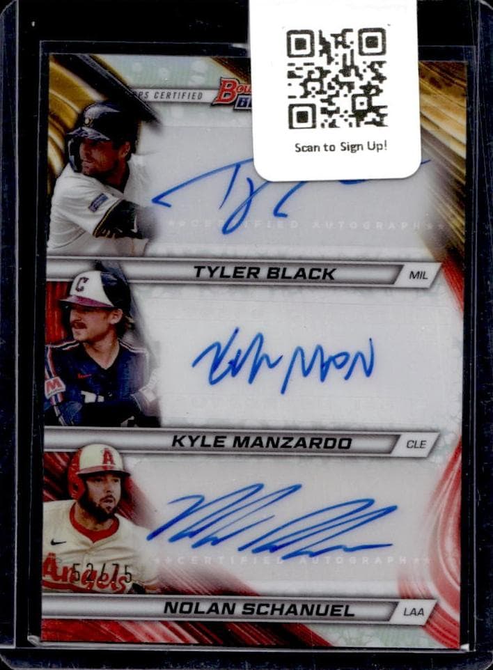 Tyler Black / Nolan Schanuel / Kyle Manzardo #TA-BMS