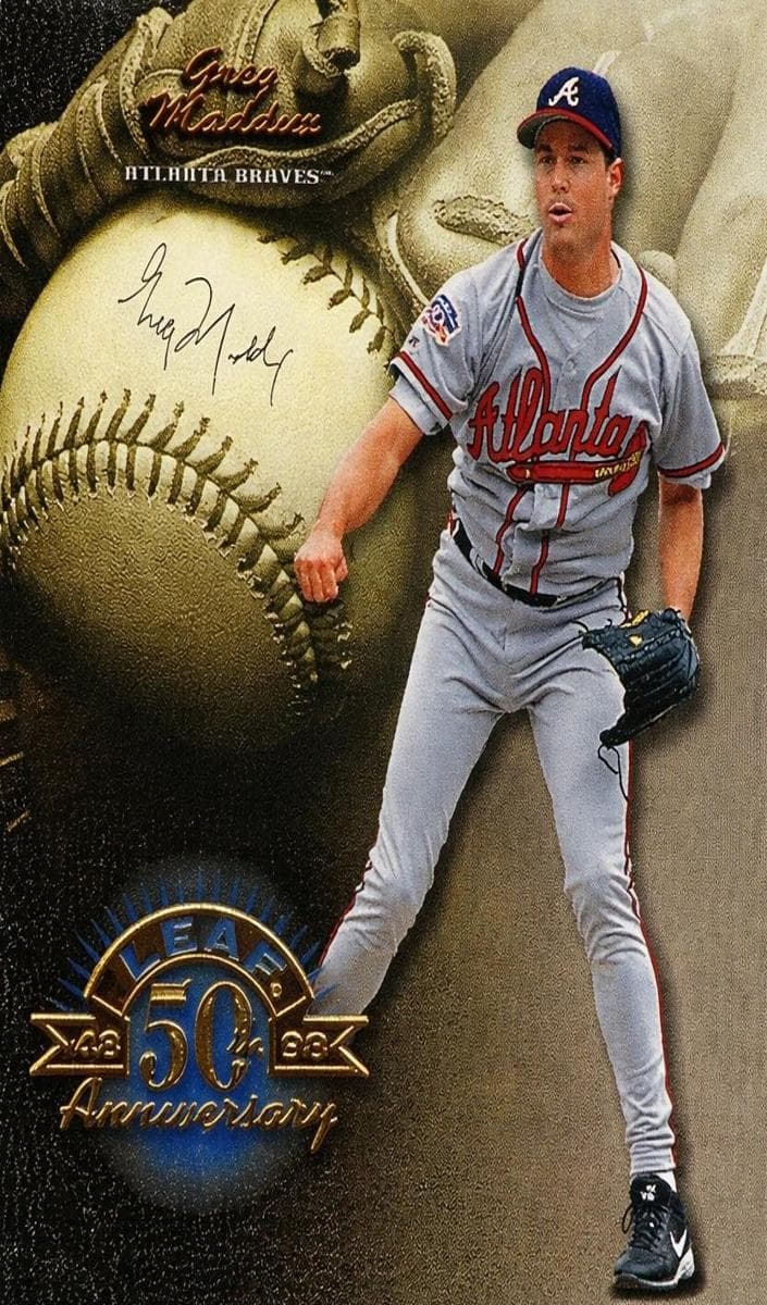 Greg Maddux 1998 leaf Leaf