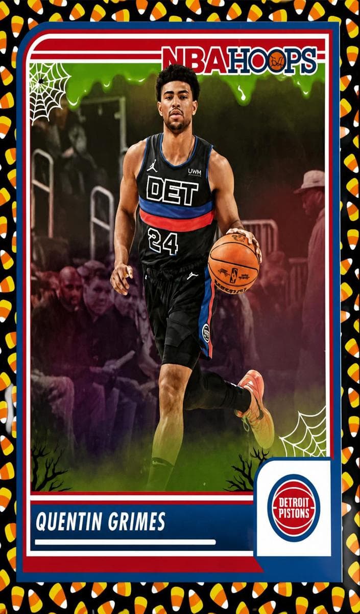 Quentin Grimes 2023 panini Hoops Haunted Hoops