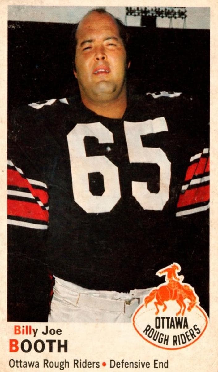 Billy Joe Booth 1970 o-pee-chee Cfl