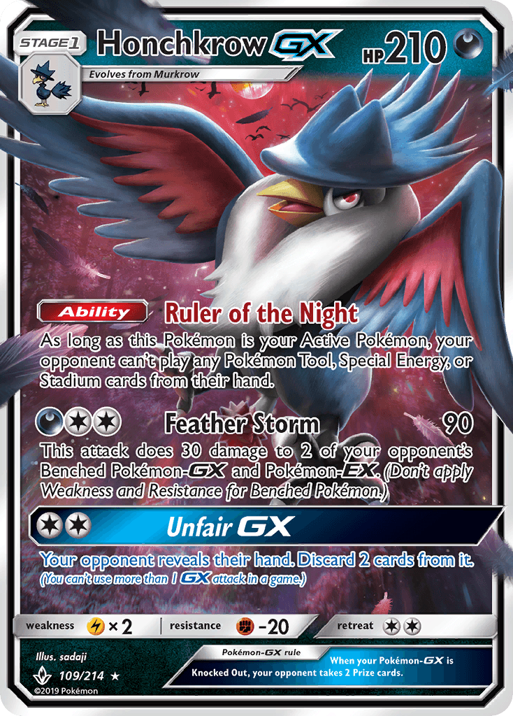 Honchkrow GX #109