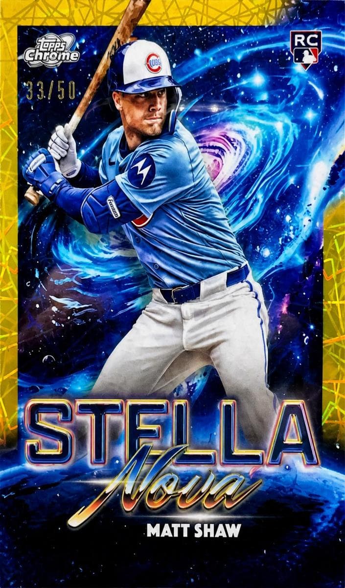 Matt Shaw 2025 topps Topps Cosmic Chrome