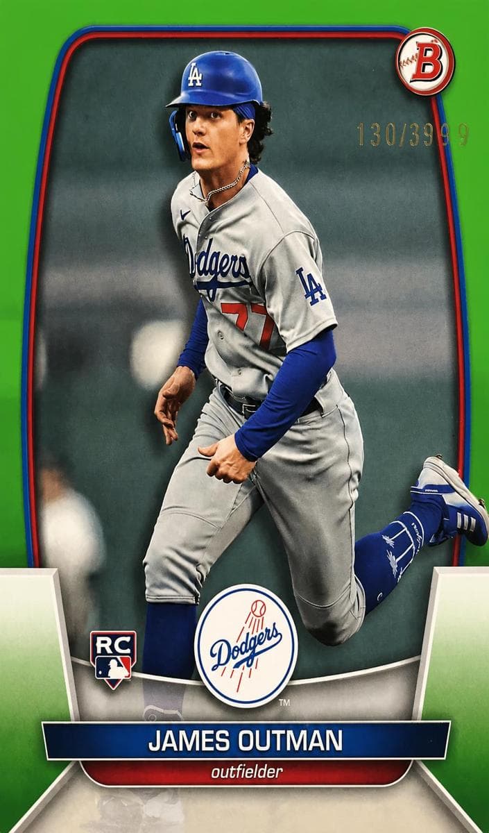 James Outman trading card