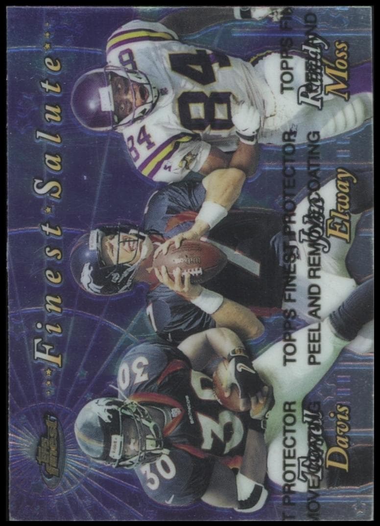 Terrell Davis / John Elway / Randy Moss 1999 unknown Finest