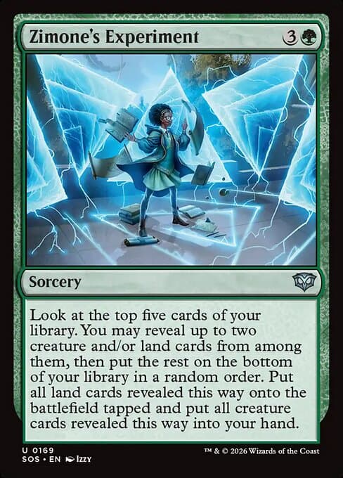 Zimone's Experiment 2026 Magic: The Gathering Secrets of Strixhaven