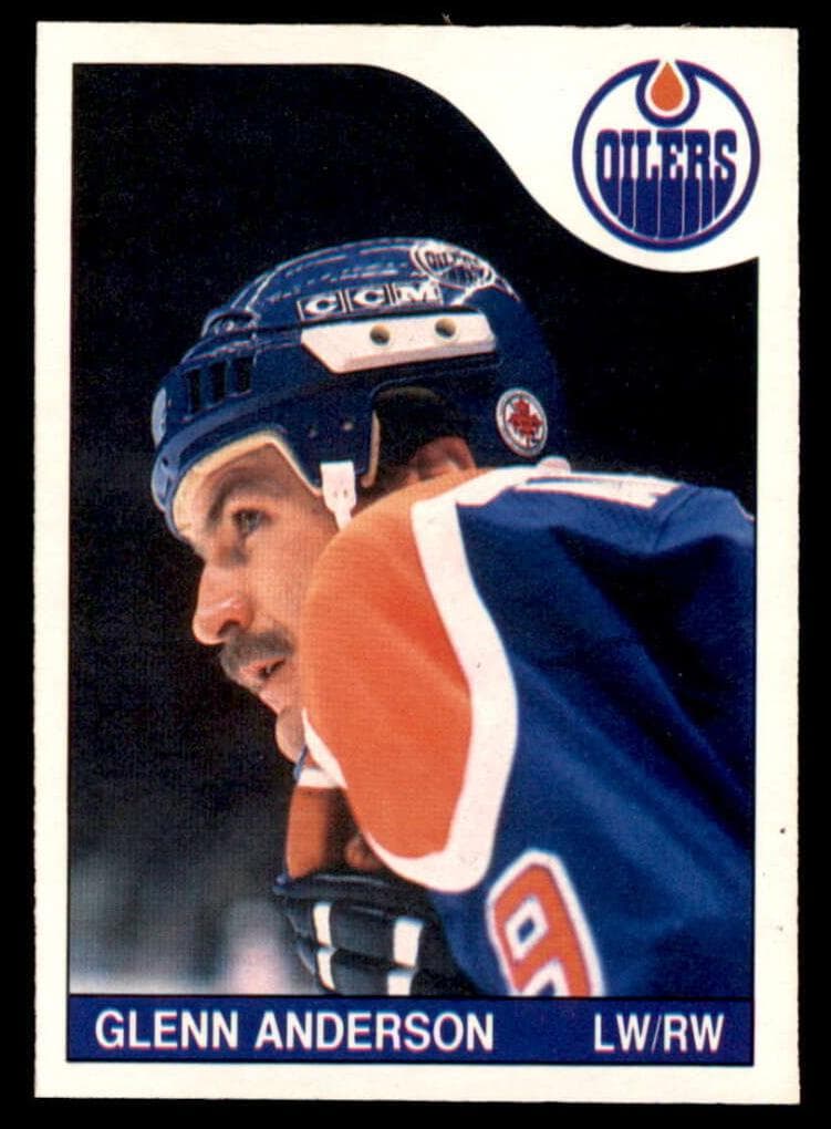 Glenn Anderson 1985 topps O-Pee-Chee