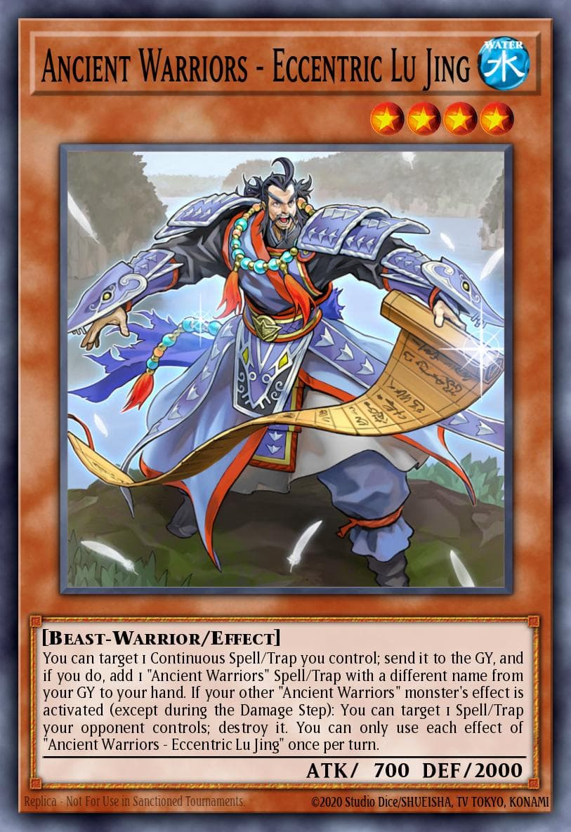 Ancient Warriors - Eccentric Lu Jing 2020 Yu-Gi-Oh!
