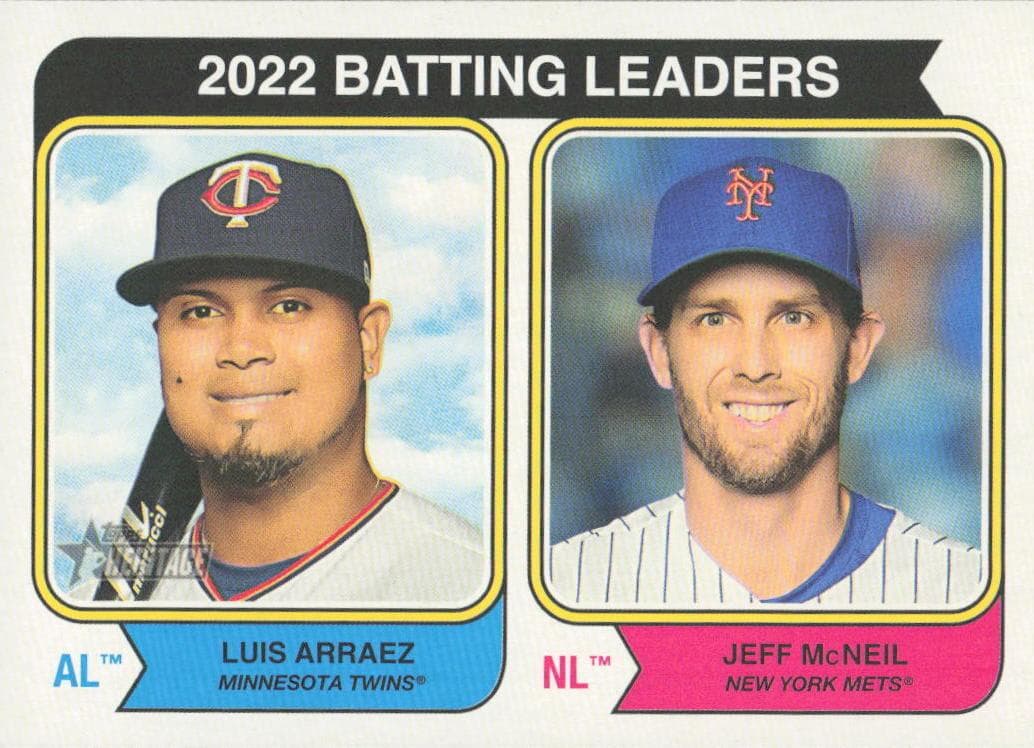 2022 Batting Leaders (Luis Arraez / Jeff McNeil) #201