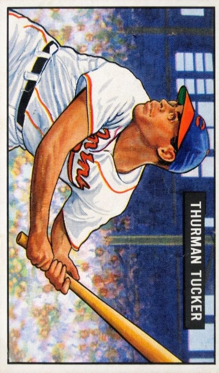 Thurman Tucker 1951 bowman Bowman