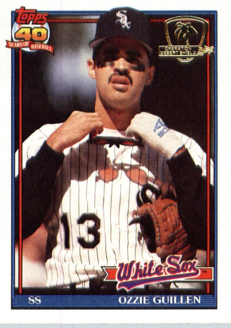 Ozzie Guillen 1991 topps Topps