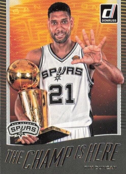Tim Duncan 2017 panini Donruss Optic