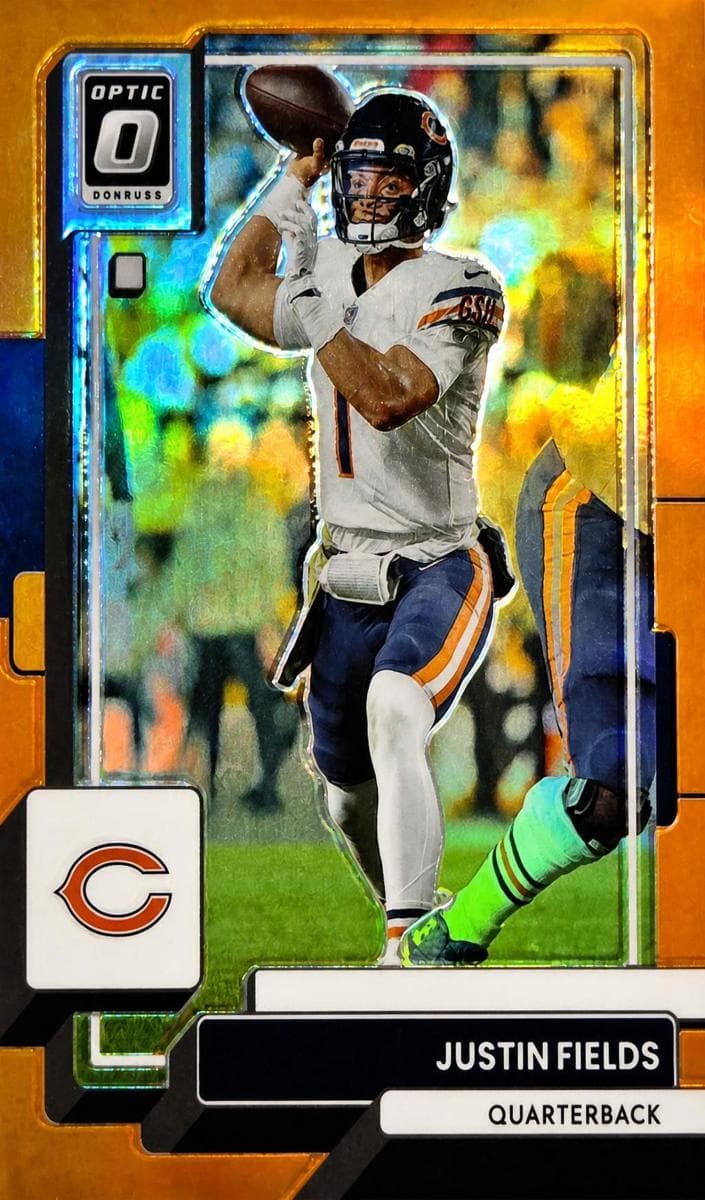 Justin Fields 2022 panini Donruss Optic