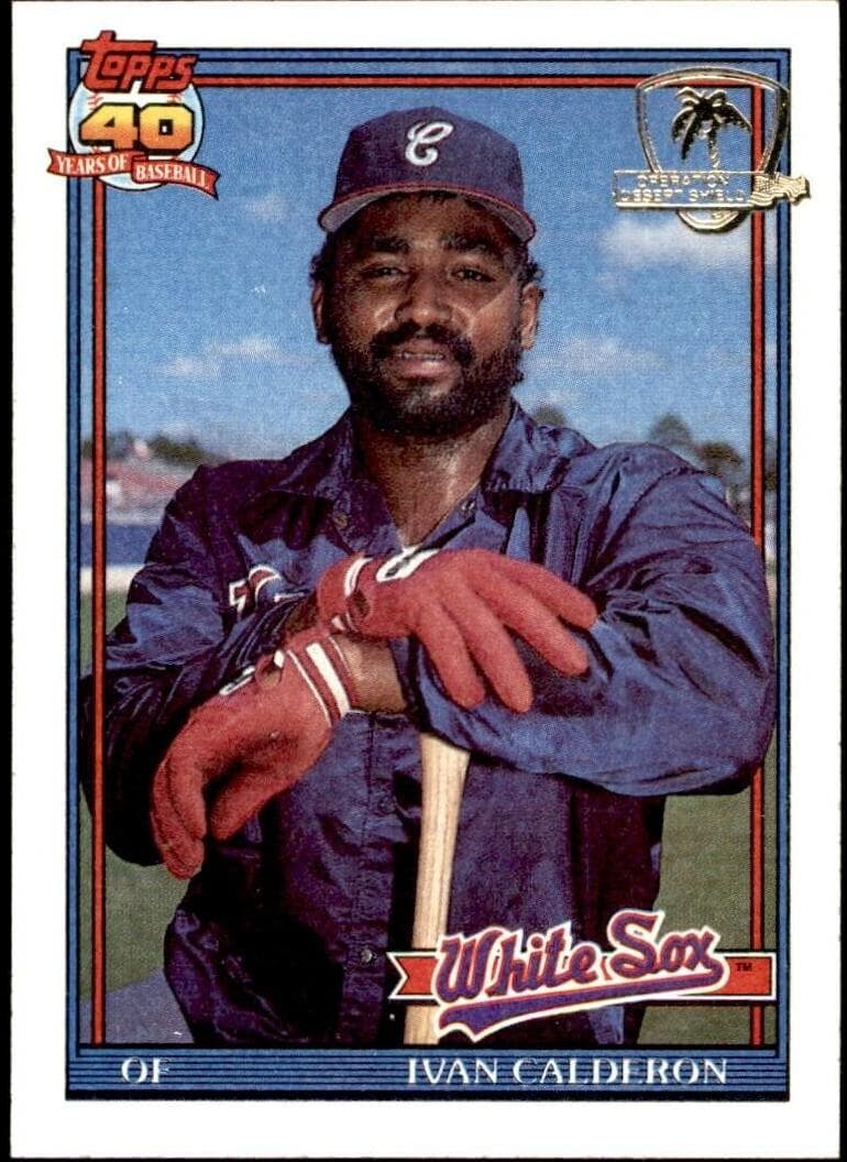 Ivan Calderon 1991 topps Topps