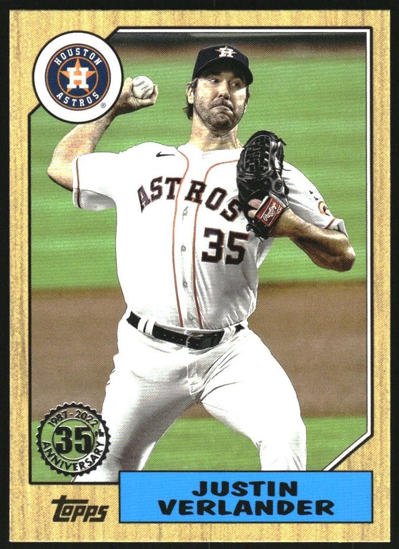 Justin Verlander 2022 topps Topps