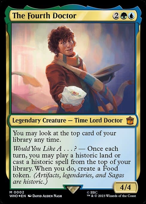 The Fourth Doctor 2023 Magic: The Gathering